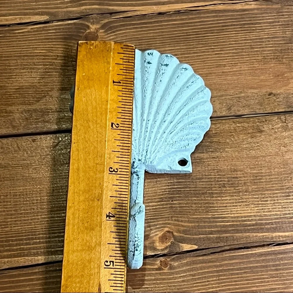 Seashell Cast Iron Hooks - Picture 6 of 6